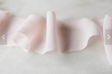 Load image into Gallery viewer, Pale Rose, Silk Chiffon Ribbon
