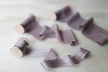 Load image into Gallery viewer, Heather, mauve silk ribbon
