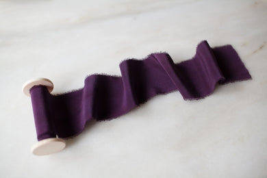 Maeve, violet crepe de chine