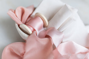 'Blushing' Rose Ribbon Bundle