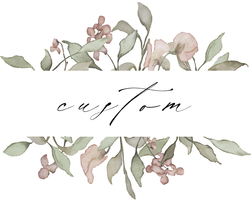 Copy of Custom Order for Coy & Co