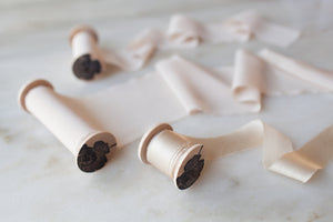 Pale Blush, silk crepe de chine